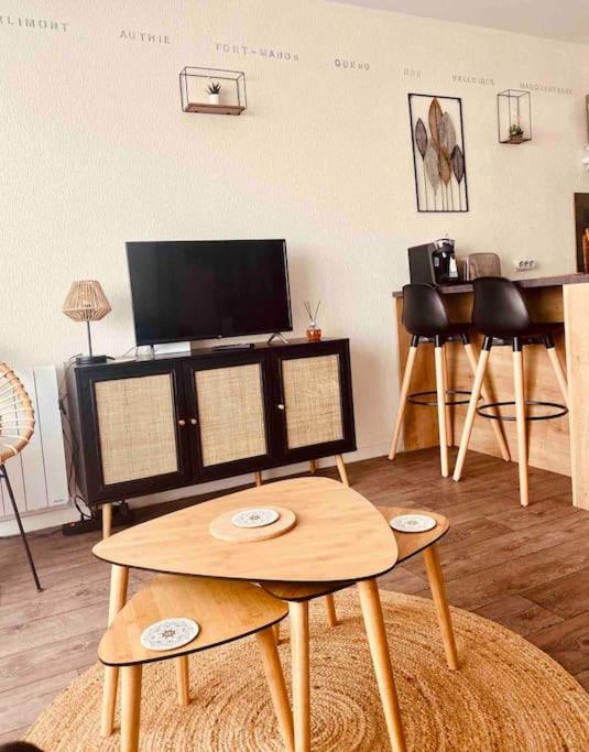 Studio Entre Mer Et Dunes Avec Balcon Vue Laterale Mer 50M Plage Pour 3 Pers Wifi Menage Compris Fort-Mahon-Plage Ngoại thất bức ảnh