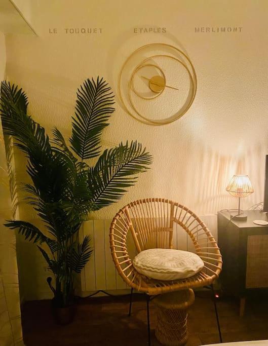 Studio Entre Mer Et Dunes Avec Balcon Vue Laterale Mer 50M Plage Pour 3 Pers Wifi Menage Compris Fort-Mahon-Plage Ngoại thất bức ảnh