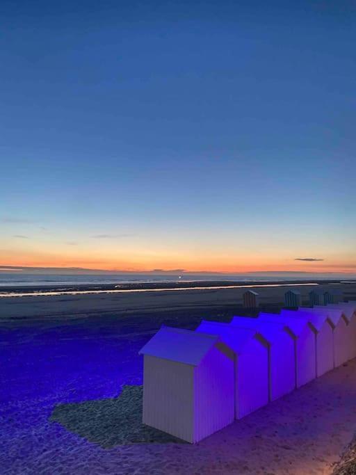 Studio Entre Mer Et Dunes Avec Balcon Vue Laterale Mer 50M Plage Pour 3 Pers Wifi Menage Compris Fort-Mahon-Plage Ngoại thất bức ảnh